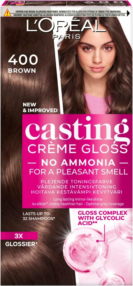 Loreal Paris Casting Crème Gloss 400 Brown v:3399357 Loreal Paris Casting Crème Gloss 400 Brown v:3399357