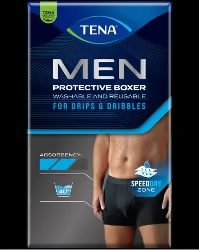 Tena MEN Protective Boxer Medium Sort 1 stk v:6624048