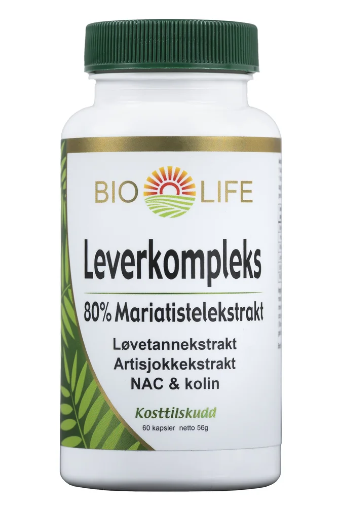 Bio Life Leverkompleks – Støtte til leverfunksjon v:3787921 Bio Life Leverkompleks – Støtte til leverfunksjon v:3787921