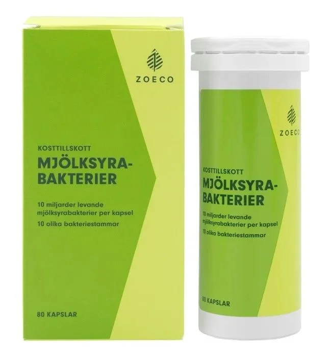Zoeco melkesyrebakterier 80 kapsler v:1024887 Zoeco melkesyrebakterier 80 kapsler v:1024887