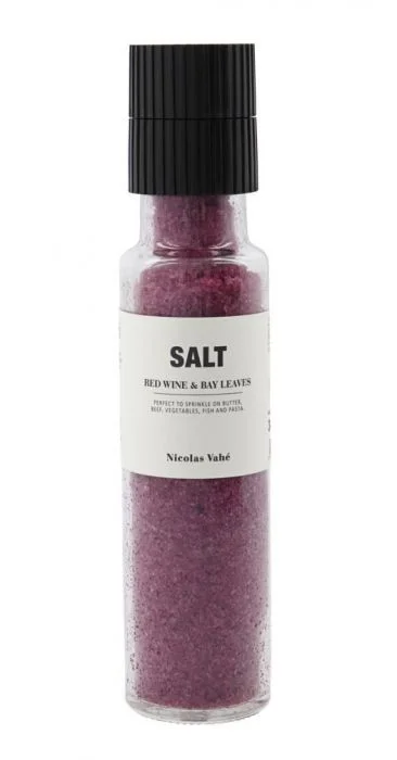 Nicolas Vahé Salt, Red Wine & Bay Leaves 340 g v:9158565 Nicolas Vahé Salt, Red Wine & Bay Leaves 340 g v:9158565