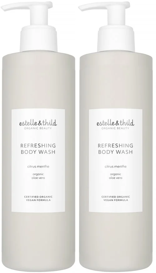 Estelle&Thild Organic Beauty Citrus Menthe Refreshing Body Wash 2 x 400 ml v:9374424