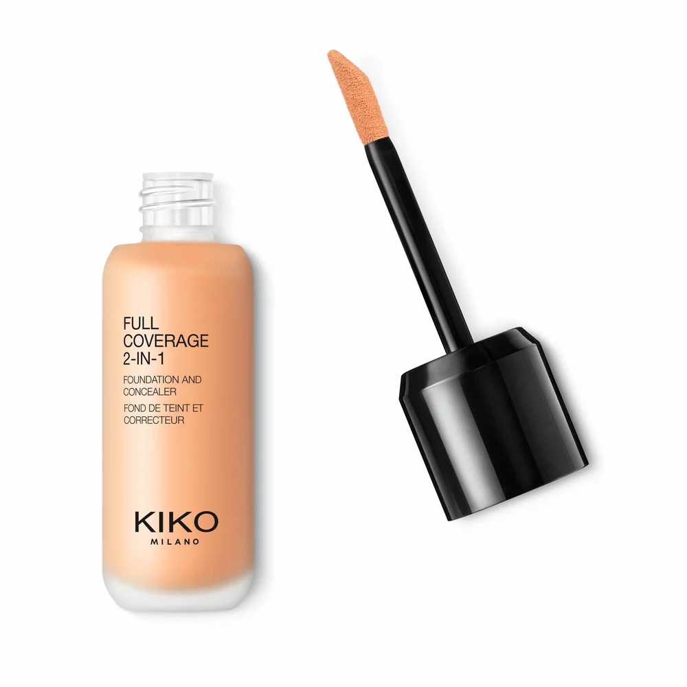 Full Coverage 2-In-1 Foundation & Concealer WB40 Warm Beige - Kiko Milano v:1037210