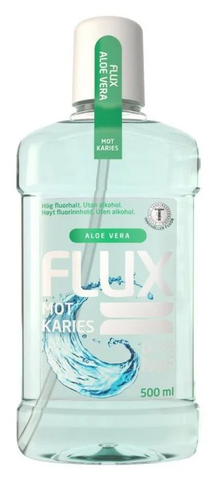 Flux fluorskyll 0,2% aloe vera 500 ml v:8800146 Flux fluorskyll 0,2% aloe vera 500 ml v:8800146