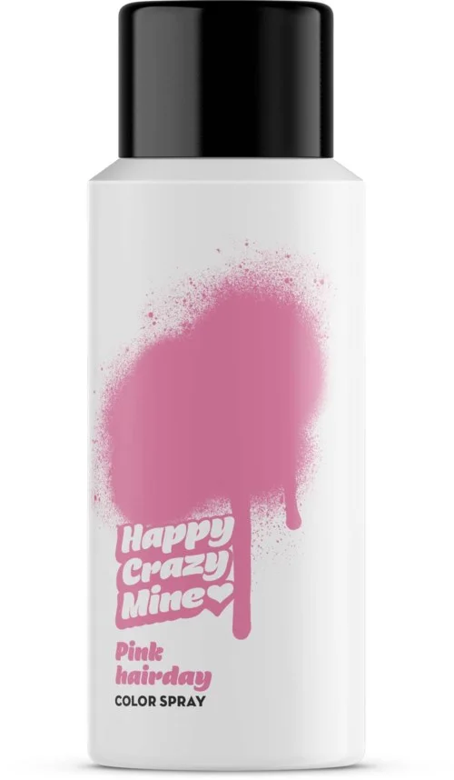 Happy Crazy Mine Color Spray Pink Hairday 100ml v:8058043