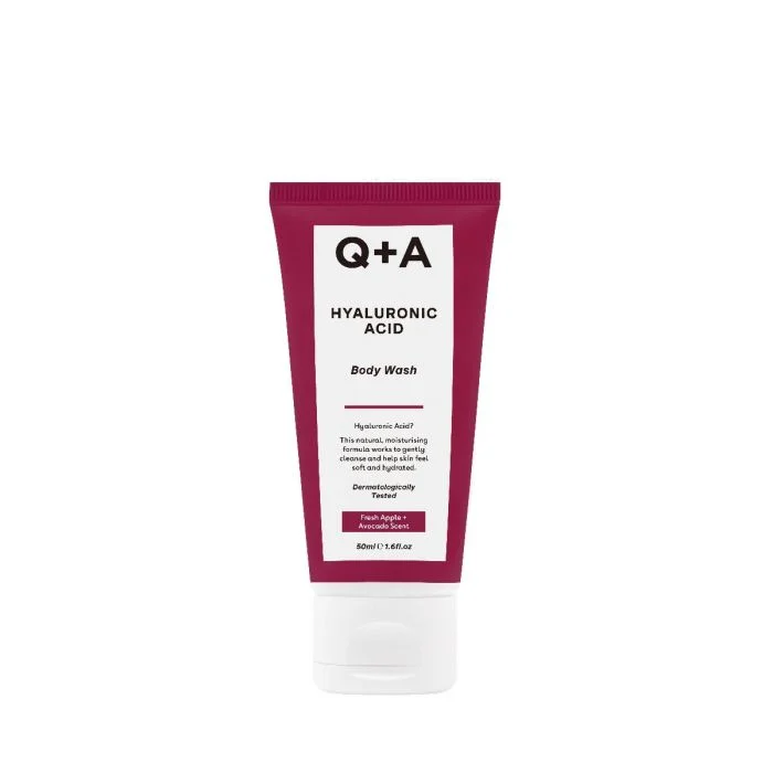 Q+A Hyaluronic Acid Body Wash Mini 50 ml – Fuktgivende kroppssåpe i reisestørrelse v:8651463 Q+A Hyaluronic Acid Body Wash Mini 50 ml – Fuktgivende kroppssåpe i reisestørrelse v:8651463