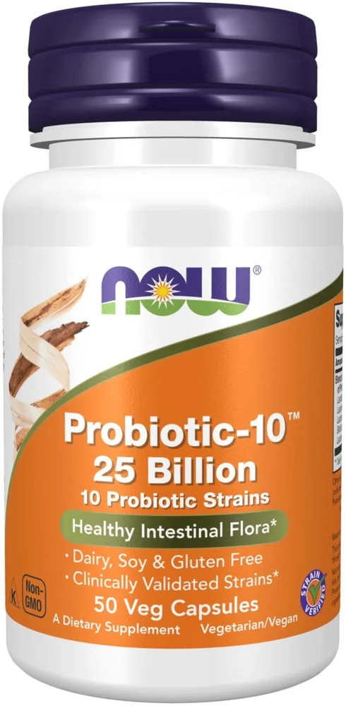 NOW Probiotic-10 25 Billion 50 stk v:6844597
