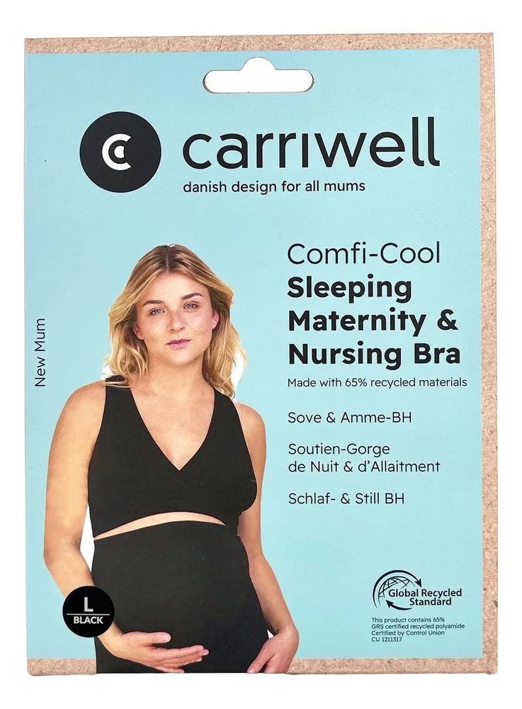 Carriwell Comfi-Cool Maternity & Nursing Bra – Sort – L – 1 stk. v:1246163 Carriwell Comfi-Cool Maternity & Nursing Bra – Sort – L – 1 stk. v:1246163