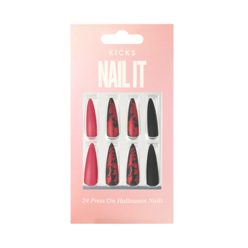 Nail It – 24 Press On Halloween Nails Black/Red Beauty v:2705103 Nail It – 24 Press On Halloween Nails Black/Red Beauty v:2705103