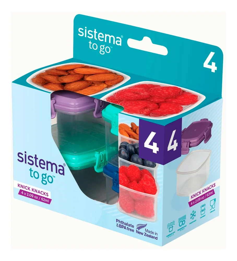 Sistema TO GO - 4 x 62 ml. v:7997769