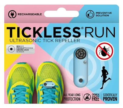 Tickless Run elektronisk flåttjager blå 1 stk v:5306872 Tickless Run elektronisk flåttjager blå 1 stk v:5306872