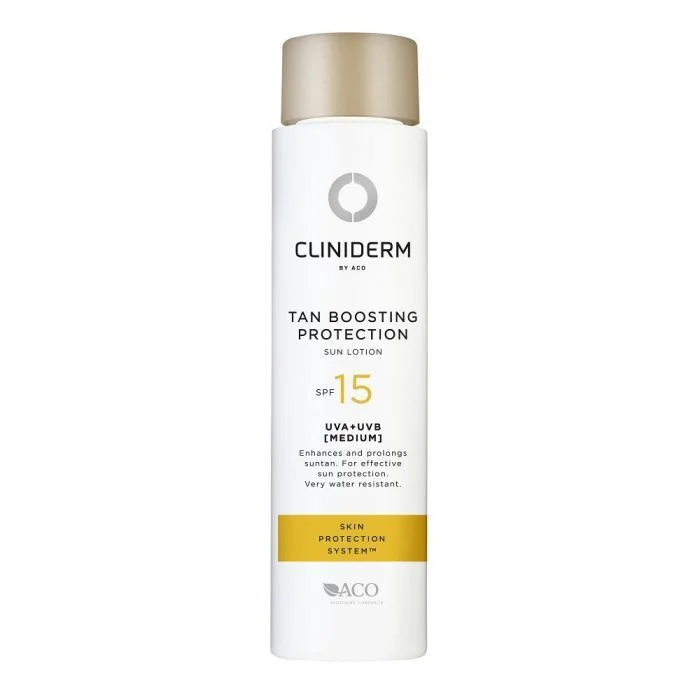 Cliniderm Tan Boost Sun Lotion SPF15 – 150 ml. v:2309041 Cliniderm Tan Boost Sun Lotion SPF15 – 150 ml. v:2309041