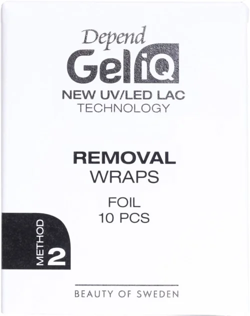 Depend Gel iQ Removal Wraps Foil 10 pcs v:5296030 Depend Gel iQ Removal Wraps Foil 10 pcs v:5296030