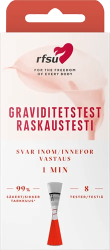 RFSU graviditetstest strips 8 stk v:3497069