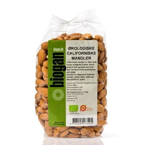 Biogan Mandler Californiske Ø – 400 g v:5387486