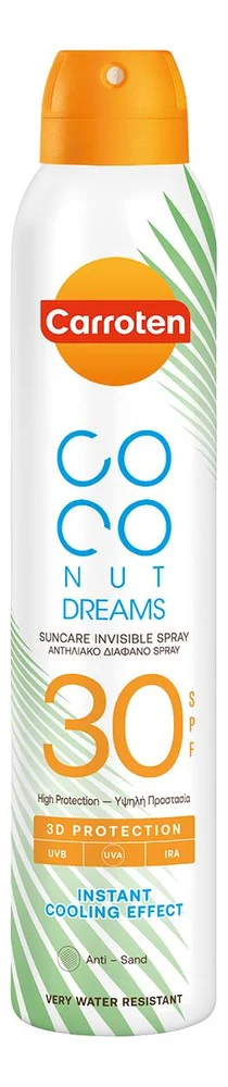 Carroten Dry Mist SPF30 Coconut Dreams – 200 ml. v:1724436 Carroten Dry Mist SPF30 Coconut Dreams – 200 ml. v:1724436