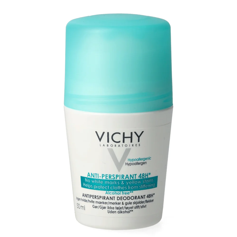 Anti-Trace Antiperspirant Deodorant Roll-On 48H 50 ml – Vichy v:6799303
