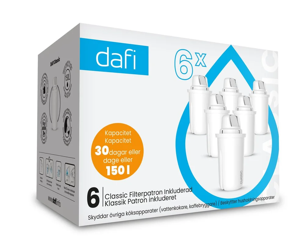 Dafi Filterpatroner 6-pack – 1 stk. v:8453214