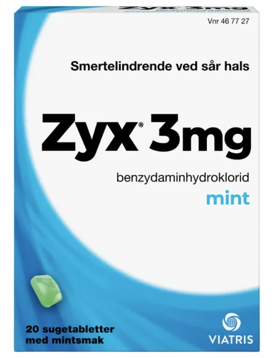 Zyx 3 mg sugetabletter mint 20 stk v:4151774