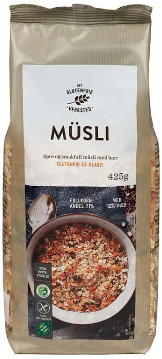 Müsli Glutenfri Med Bær v:5077482