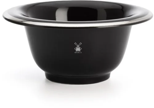Mühle Porcelain Shaving Bowl Platinum Rim Black v:1923000