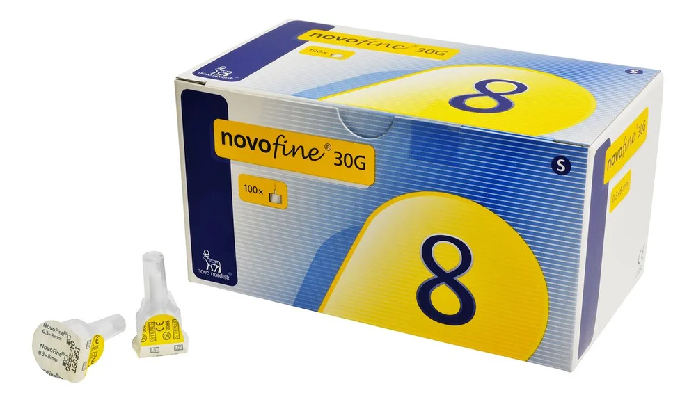 NovoFine penkanyle 0,30×8 mm – 100 stk v:5533308