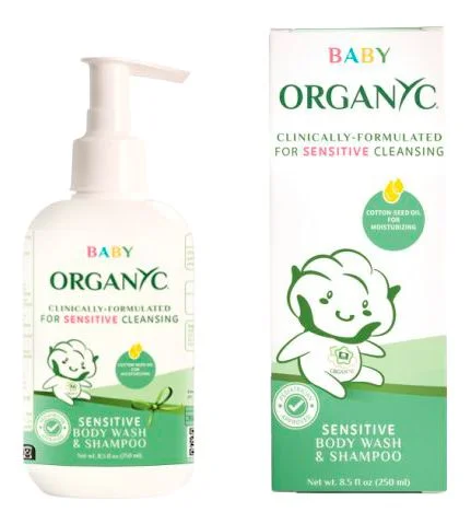Organyc Baby Sensitive Body Wash & Shampoo – 250 ml. v:5871889 Organyc Baby Sensitive Body Wash & Shampoo – 250 ml. v:5871889