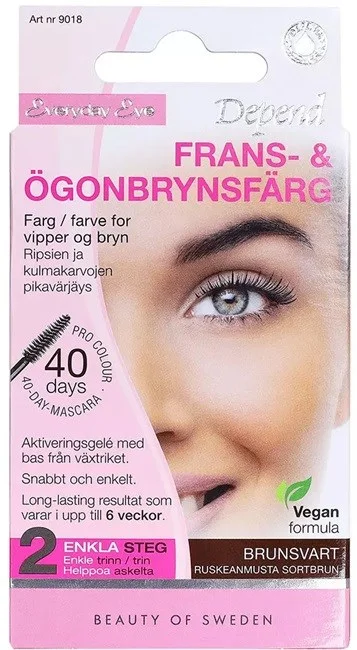 Depend Everyday Eye Lash & Brow Tint Black Brown v:4975179