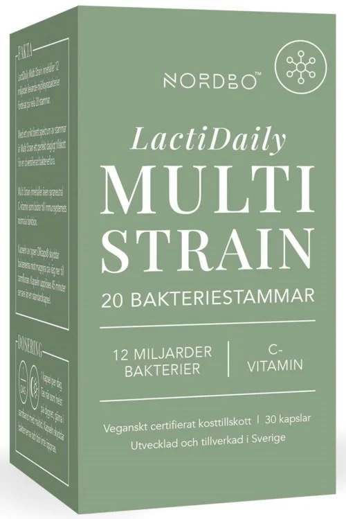 Nordbo LactiDaily Multi Strain 30 stk v:9712752 Nordbo LactiDaily Multi Strain 30 stk v:9712752