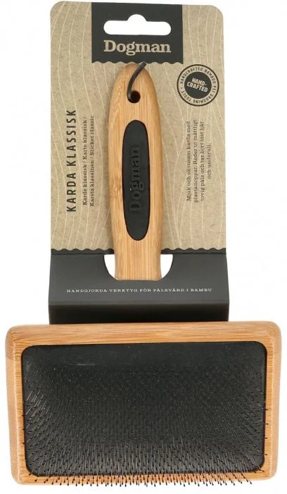 Dogman Karde klassisk Bamboo L 19cm v:8567317