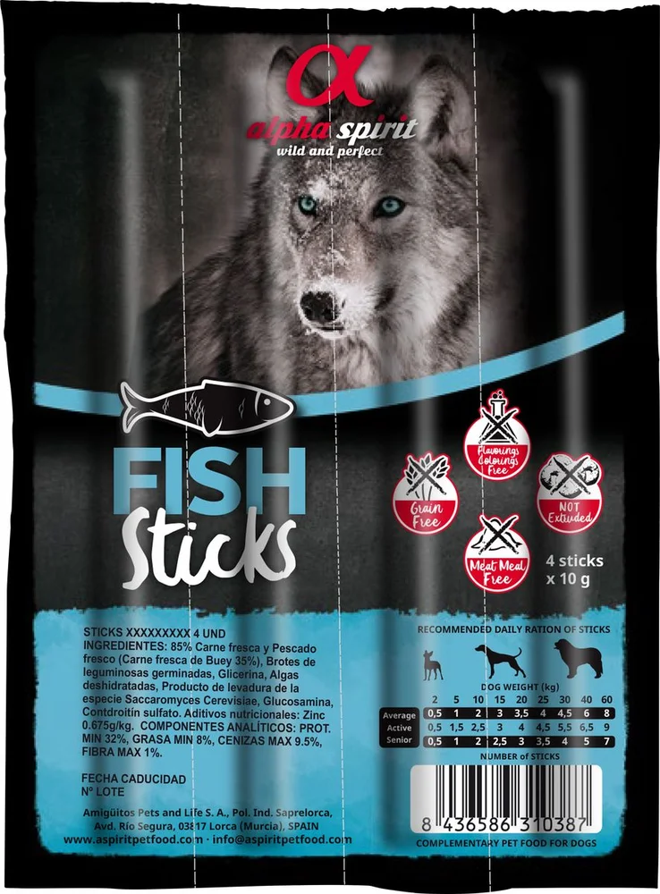 AlphaSpirit Fish Ristra Sticks – 4 stk. v:6265959 AlphaSpirit Fish Ristra Sticks – 4 stk. v:6265959
