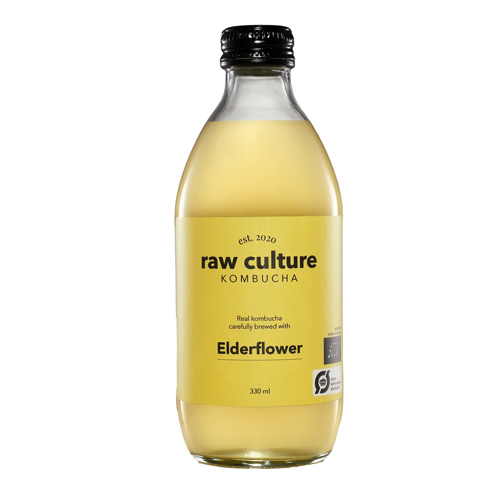 Raw Culture Kombucha Hylleblomst Ø – 330 ml v:6876704