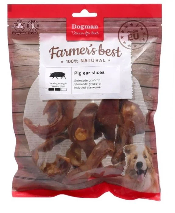 Dogman Tørkede ører svin i stykker 200g v:7424556