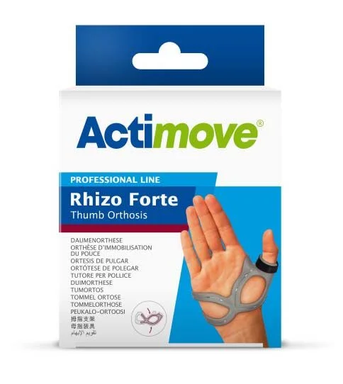 Actimove Rhizo Forte tommelstøtte venstre str S 1 stk v:4250826 Actimove Rhizo Forte tommelstøtte venstre str S 1 stk v:4250826