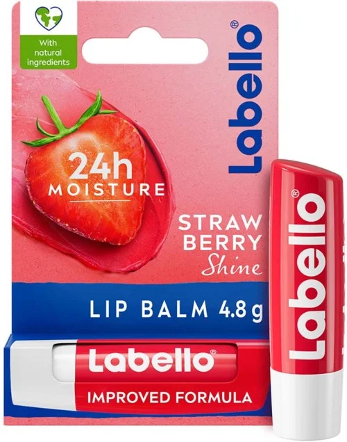 Labello Strawberry Shine Lip Balm 4,8 g v:2433660