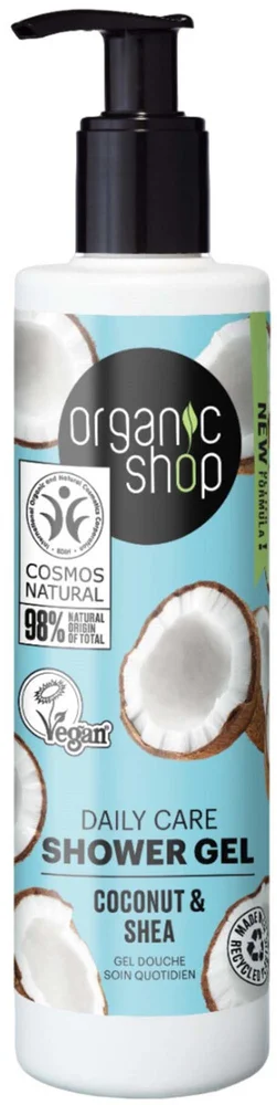 Organic Shop Daily Care Shower Gel Coconut & Shea 280 ml v:6063713