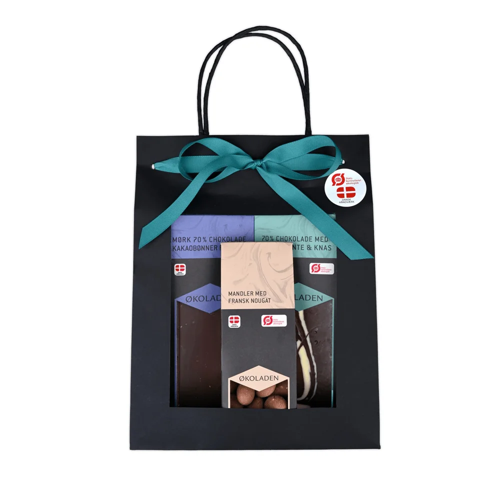 Økoladen Gourmet Gavepose Grønn – 240 g v:4388332
