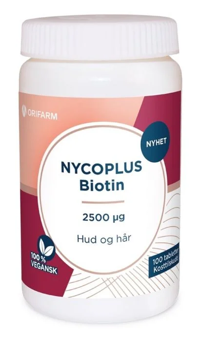 Nycoplus Biotin 2500 µg – for hår og hud v:9945051 Nycoplus Biotin 2500 µg – for hår og hud v:9945051