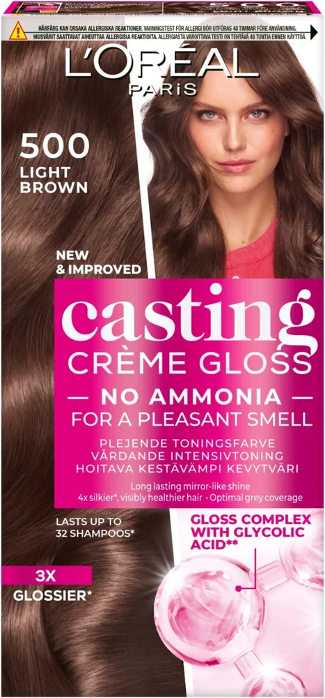 Loreal Paris Casting Crème Gloss 500 Light Brown v:4567019