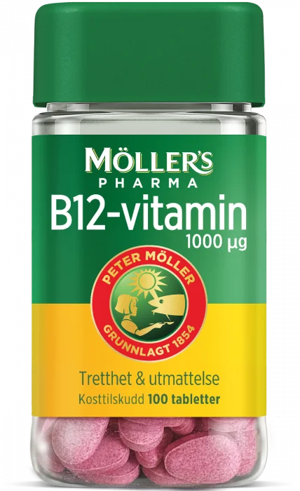 Möller's Pharma B12 100 stk v:6901251 Möller's Pharma B12 100 stk v:6901251