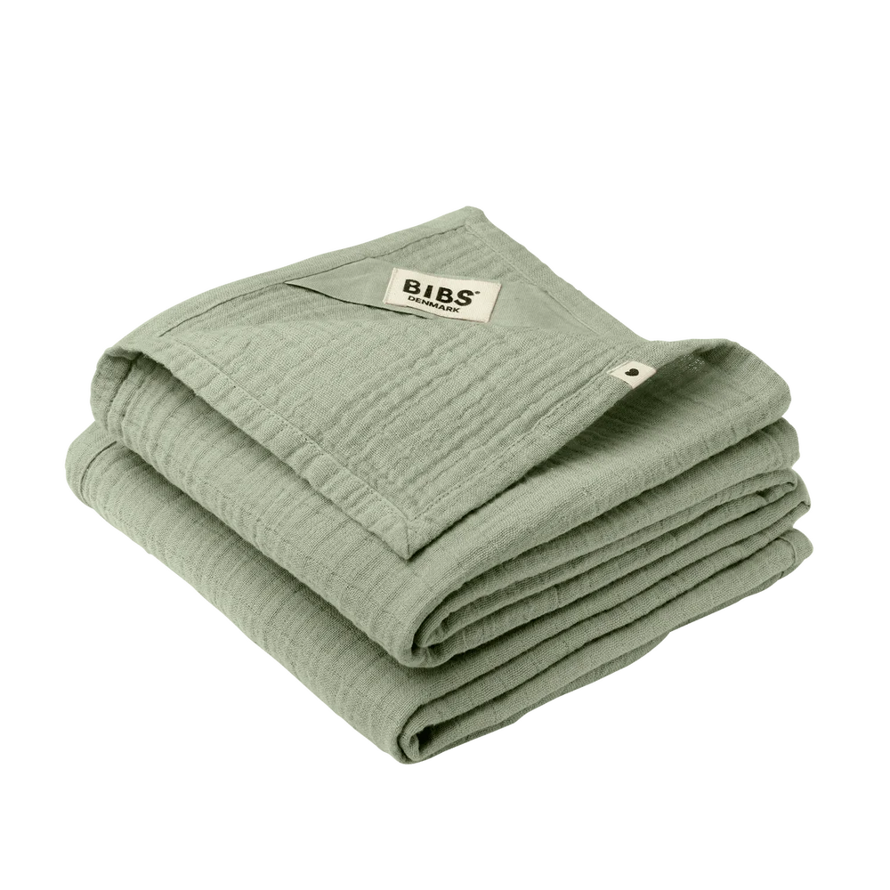 BIBS Babyklut Sage 70×70 cm – 2 pakk v:4284579 BIBS Babyklut Sage 70×70 cm – 2 pakk v:4284579