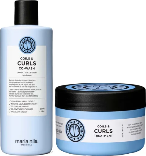 maria nila Coils & Curls Bundle Conditioner Wash 350 ml & Masque 250 ml v:1581353 maria nila Coils & Curls Bundle Conditioner Wash 350 ml & Masque 250 ml v:1581353