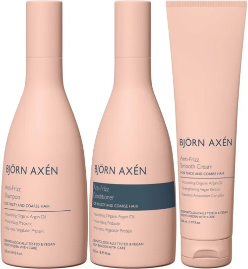 Björn Axén Anti-Frizz Bundle Shampoo 250 ml & Conditioner 250 ml & Smooth Cream 150 ml v:5323054