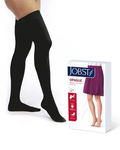 Jobst Opaque K1 Lår Sort M 1par v:5527571