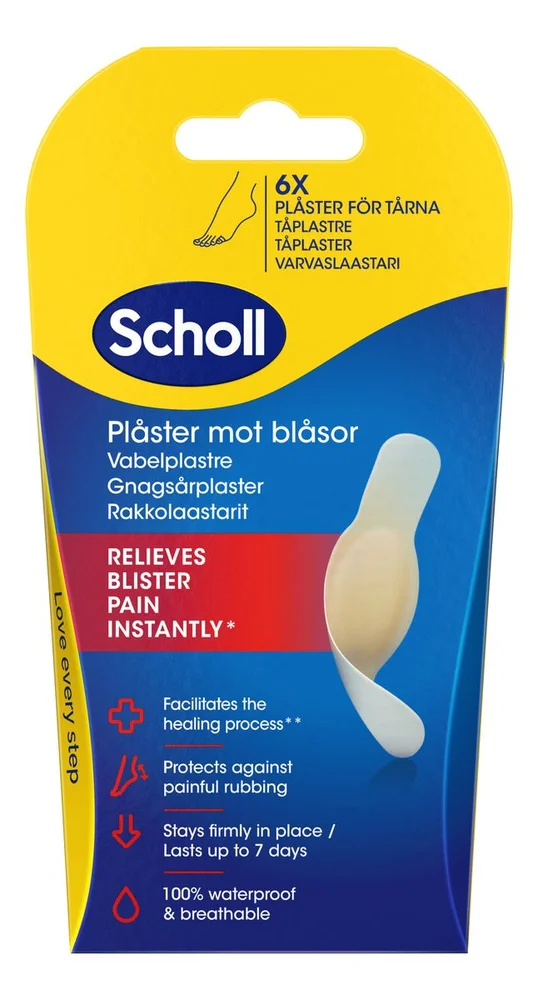 Dr. Scholl's Blister Plasters Toes - 6 stk. v:3612214