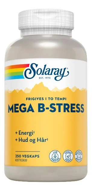 Solaray Mega B-Stress - 250 kaps. v:1807883