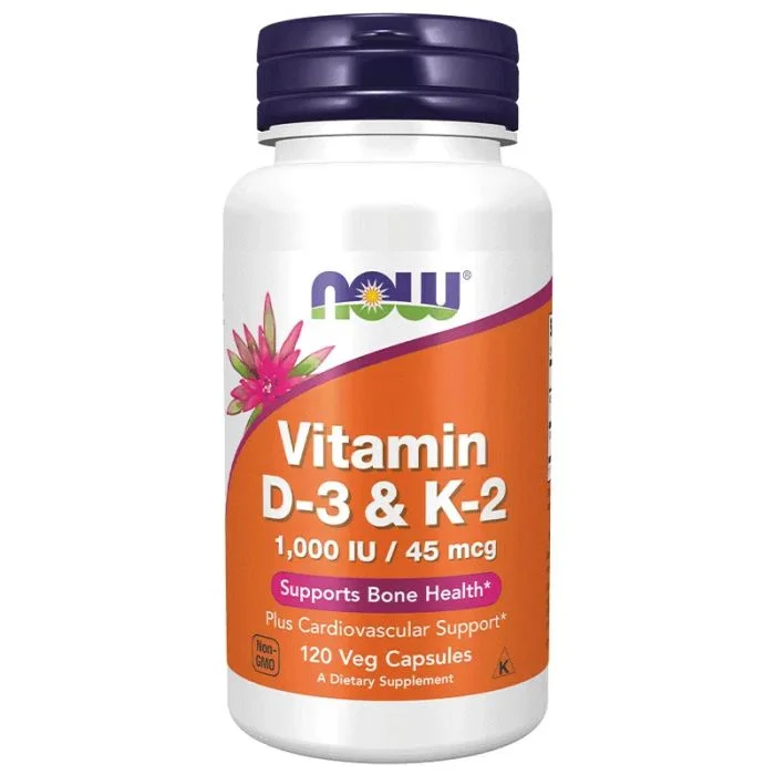 Now Vitamin D3 og K2 120 Kapsler v:8747123