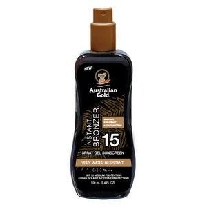 Australian Gold Instant Bronzer Spray Gel With Bronzer SPF15 100ml v:6823287 Australian Gold Instant Bronzer Spray Gel With Bronzer SPF15 100ml v:6823287