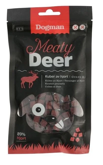 Dogman Kuber av hjort 80g v:8230551