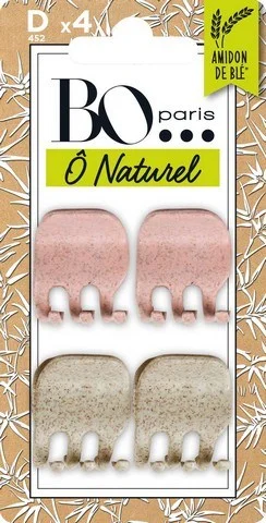 B&O Paris Crocodile Clips 4 pcs Pink/White v:8531882